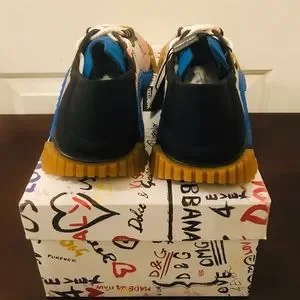 Dolce & Gabbana DG D&G slip on NS1 shoes new blue black low top cushioned new Dolce & Gabbana | Shoes | Dolce Gabbana Dg Dg Slip On Ns  main image 2